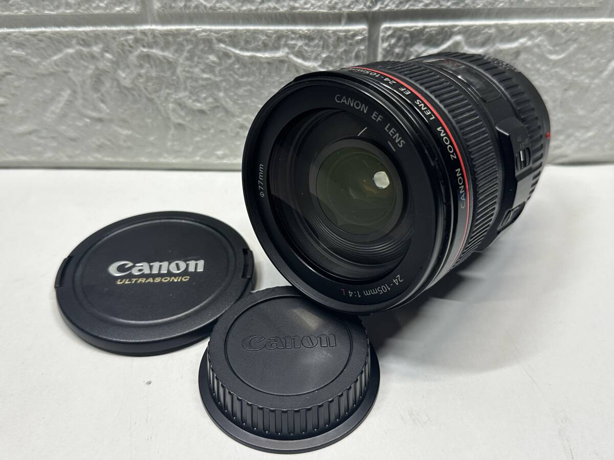 T3201-1 Canon キャノン EF 24-105mm F4 L IS USM ズームレンズ 望遠レンズ 動作未確認拍卖