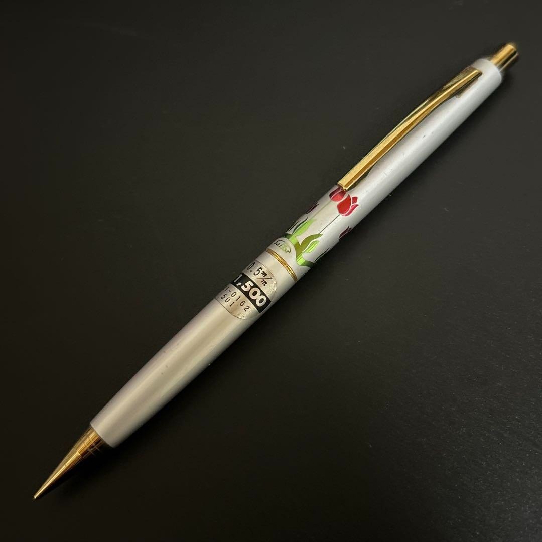 セーラー万年筆 シャープペン チューリップ 花柄 レトロ 廃番 廃盤拍卖