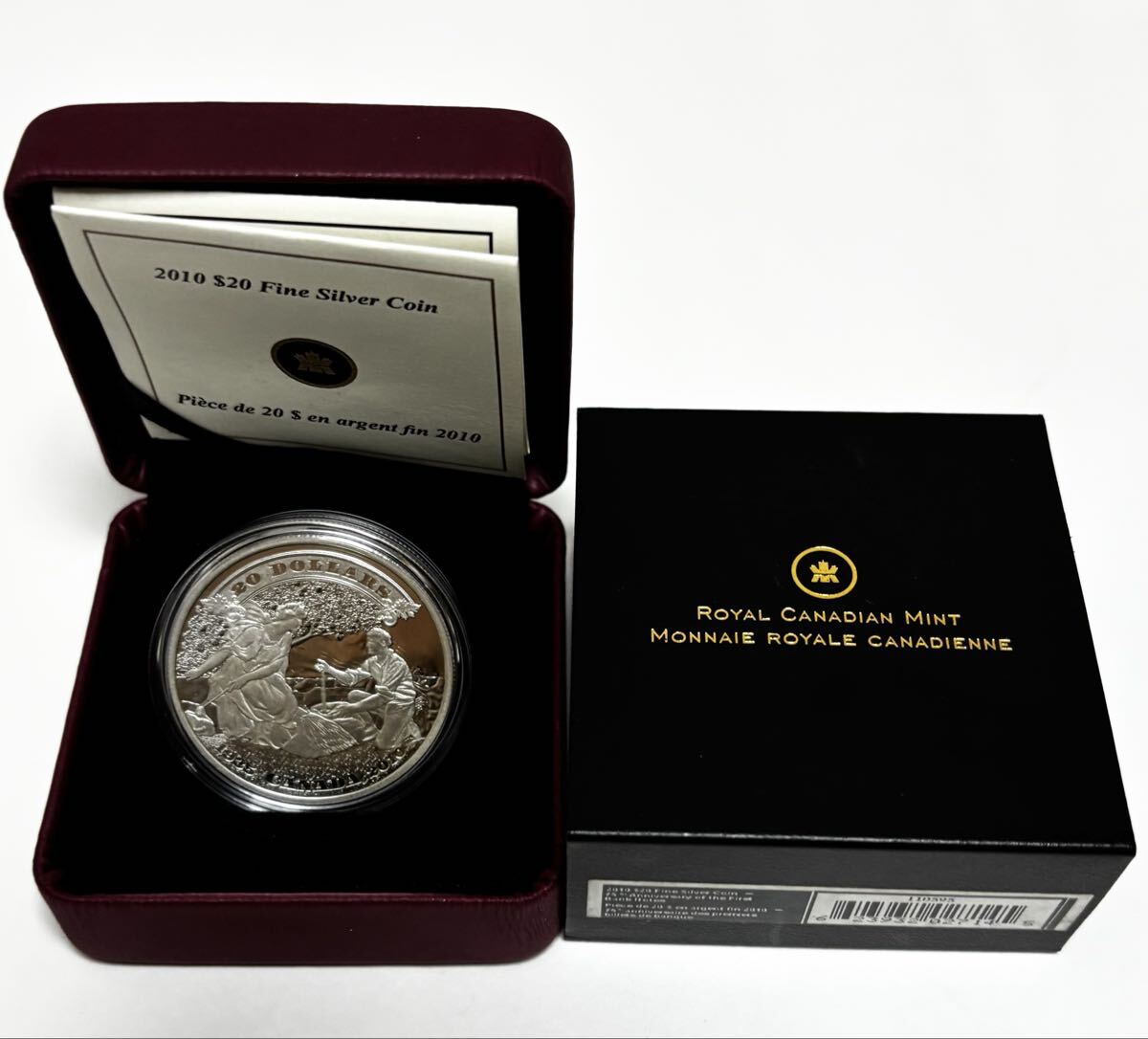 2010 カナダ 20ドル 銀貨 初の紙幣発行 75周年記念 Canada Fine Silver Coin 75th Anniversary of the First Bank Notes シルバー コイン拍卖