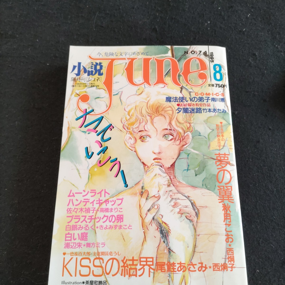 小説JUNE▲1995年No.74▲8月号▲ジュリアン・サンズ▲リバー・フェニックス&キアヌ・リーブス▲竹本あたみ▲佐々木禎子.高橋まりこ拍卖