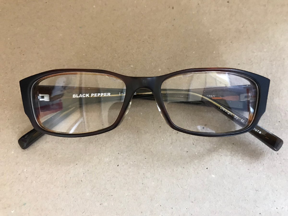 メガネ フレーム 西垣幸男商店 BLACK PEPPER ブラックペッパー I-101 53□16-139 2 定価39,803 定形外 送料無料 c144拍卖