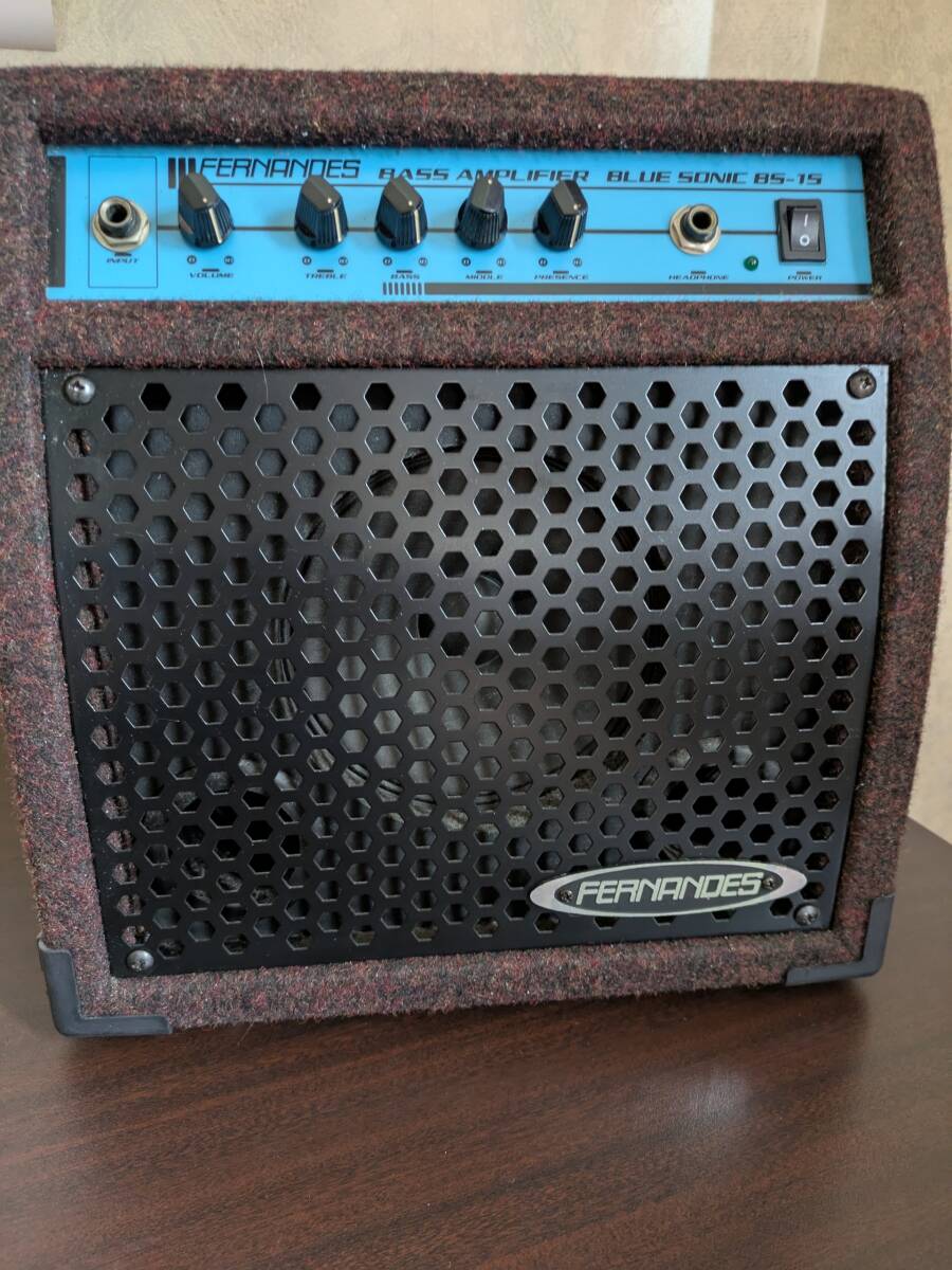 ■フェルナンデス FERNANDES BS-15 BASS AMPLIFIER BLUE SONIC ベース アンプ ◆音出し確認済 拍卖