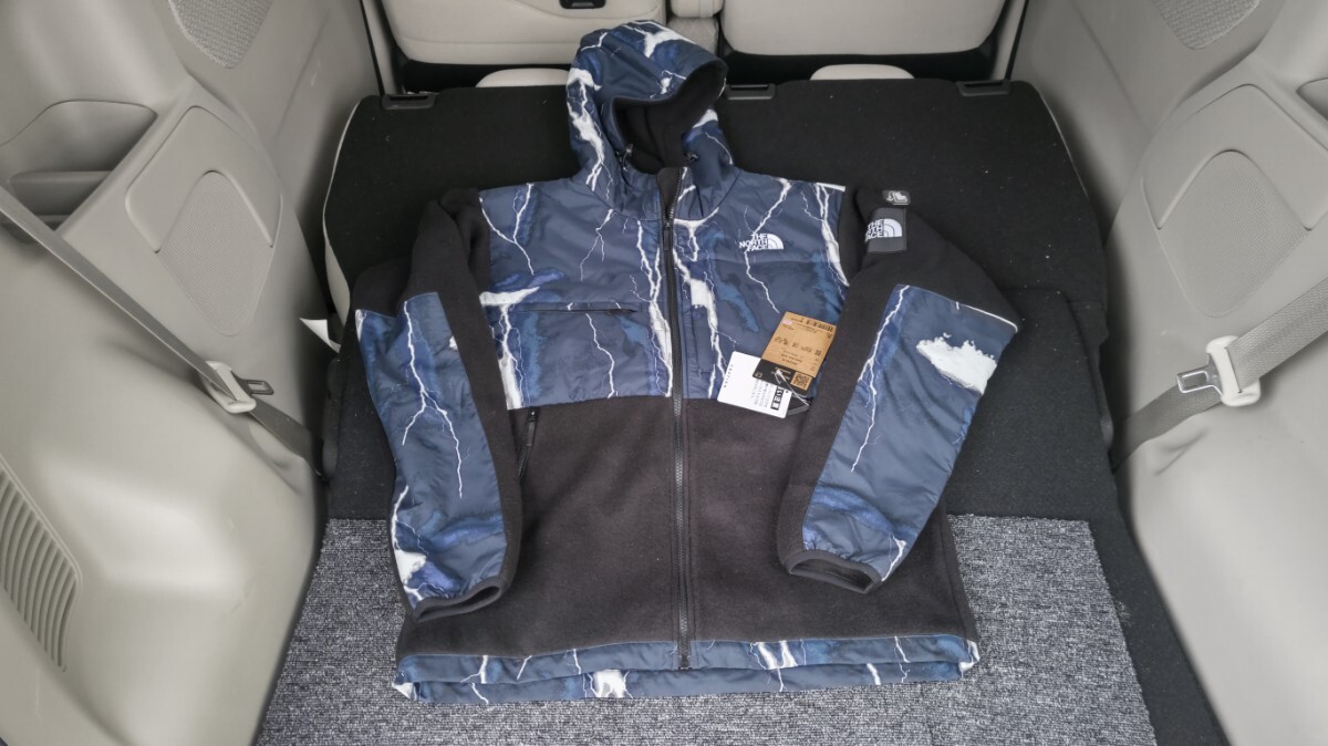 新品 限定品 タグ 未使用 ノースフェイス NORTH FACE ノベルティ デナリ フーディー TNF ライトニング マウンテン パーカー フリース 限定拍卖