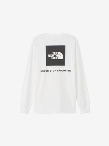 新品 未使用 タグ ノースフェイス NORTH FACE NT32442 Back Square Logo Tee ロング スリーブ バック スクエア ロゴ シャツ ロンT 長袖拍卖