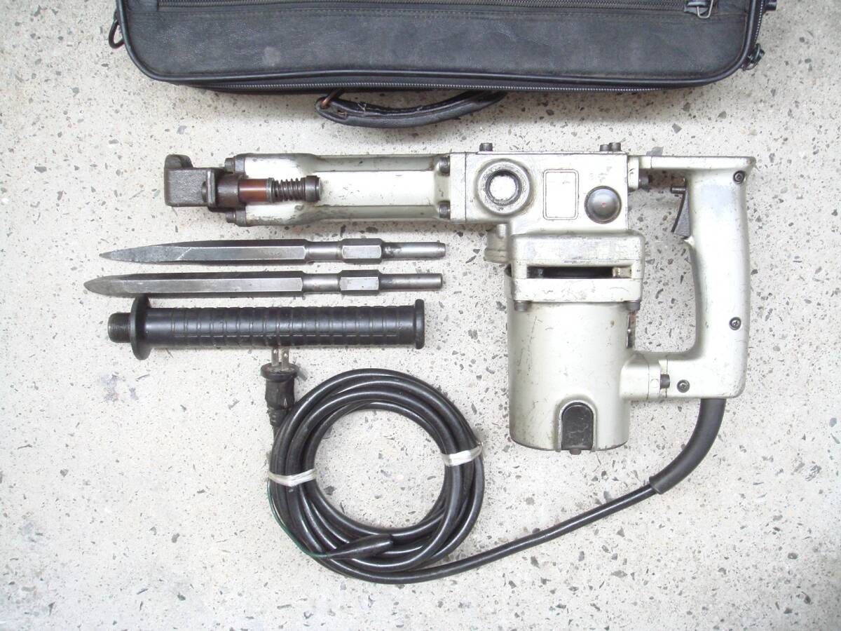 電動工具 電動ハンマ 削岩機 ハツリ はつり RYOBI コンクリートハンマ ハンマ ジャンク扱い拍卖