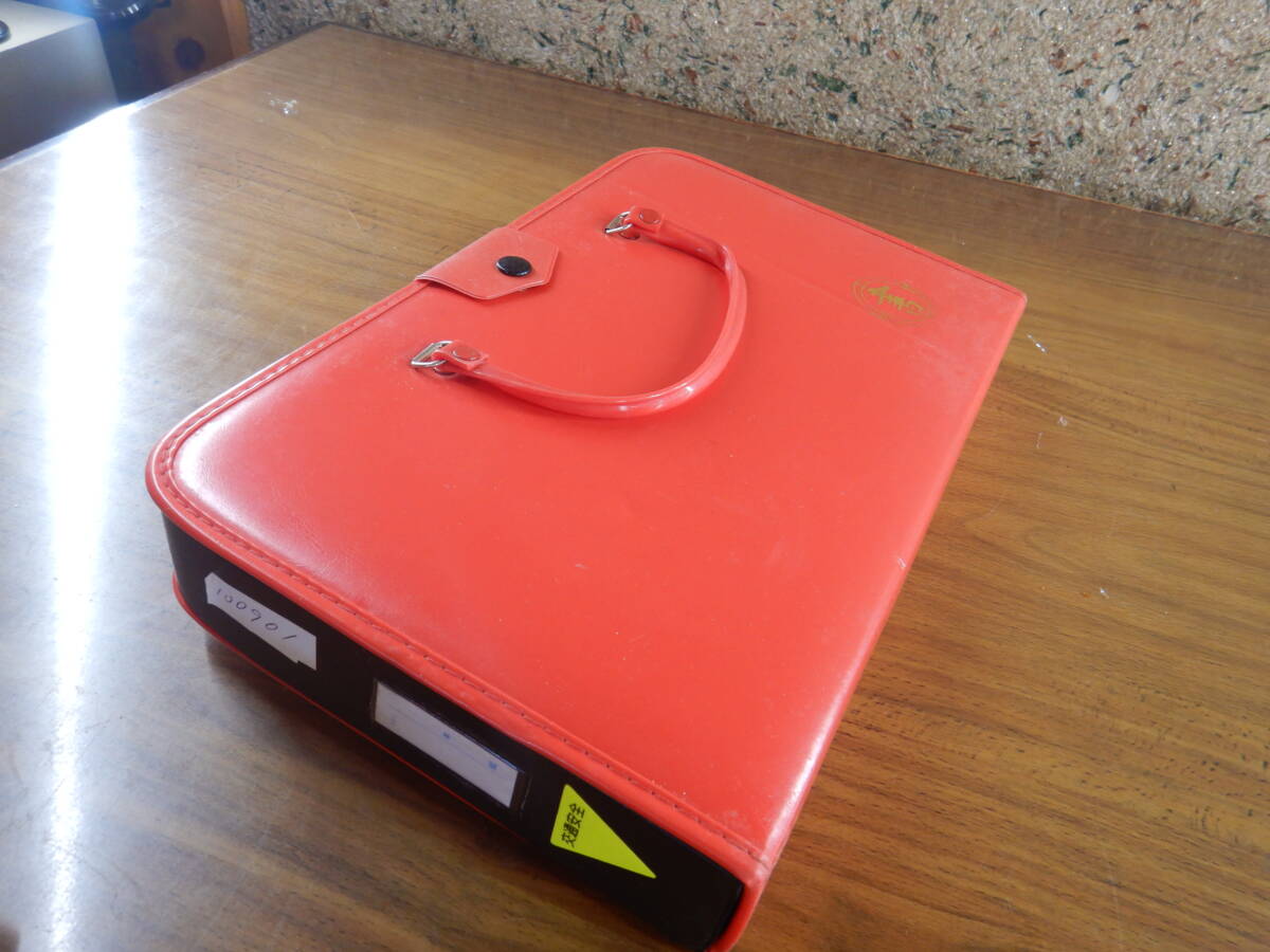 小学 書道具バッグ 赤 ケース 100901 35X22D5CCM 昭和レトロ拍卖