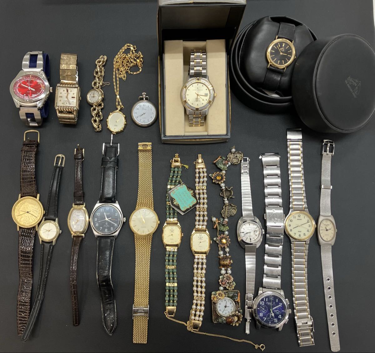 jまとめ65 時計まとめ ジャンク 不動品 可動品もあり  SEIKO アニエスベー  など 腕時計 クォーツ拍卖