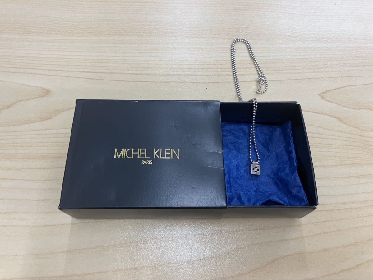 d9e178 MICHEL KLEIN PARIS ミッシェルクラン ネックレス SV刻印 シルバー 0.02 MK拍卖