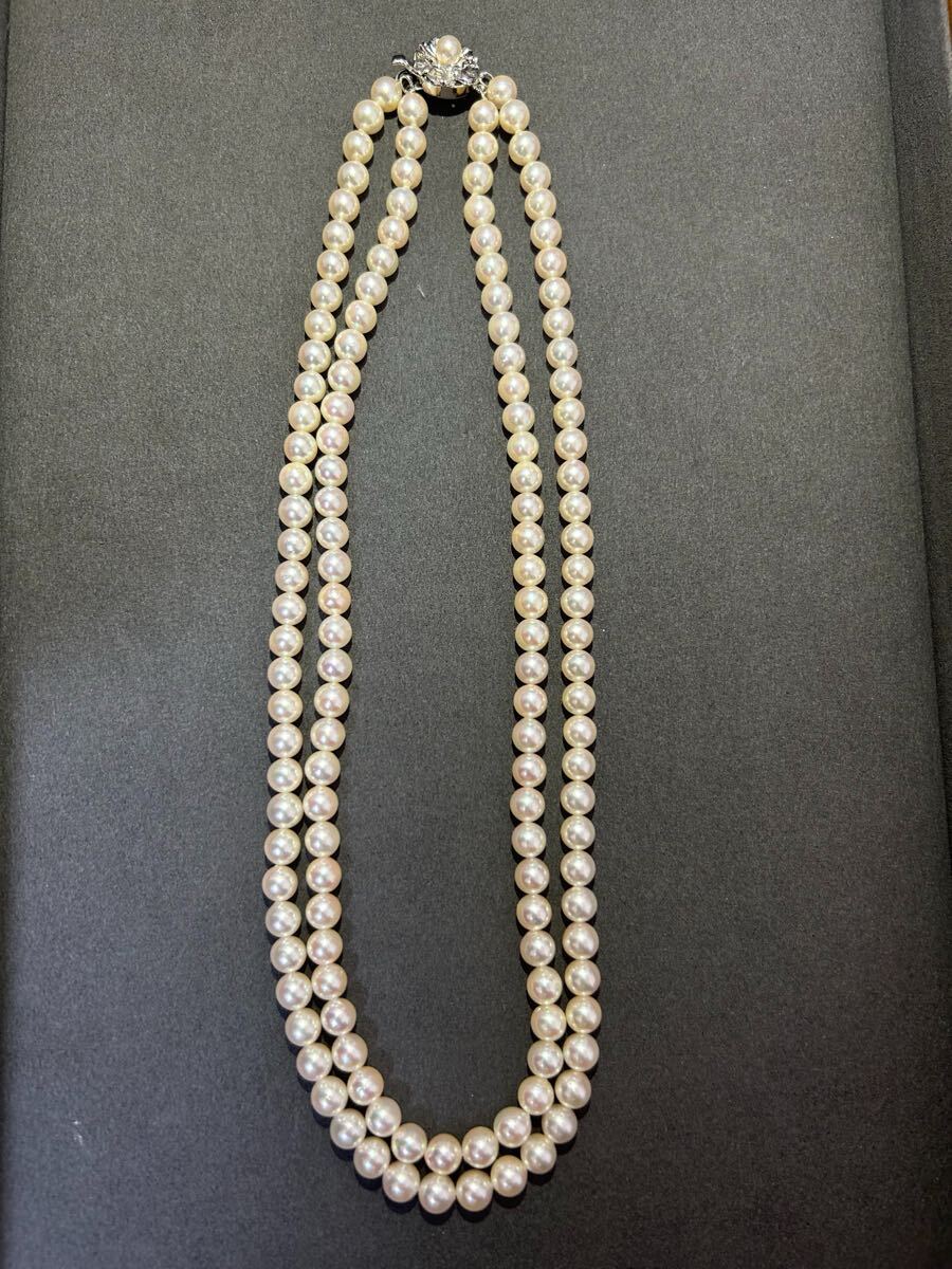 om/松 9e108 真珠 パール アクセサリー ネックレス パールネックレス 本真珠 6mm拍卖