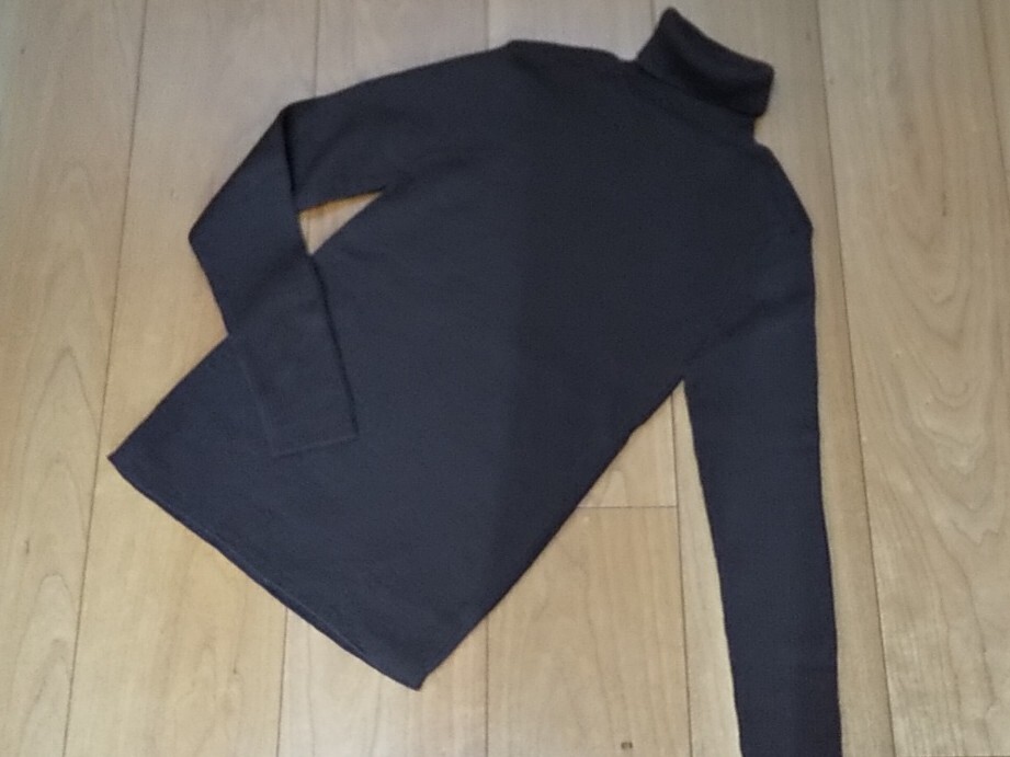 ZAZEI ザジ リブタートルニット プルオーバー ブラウン系 長袖 毛100% Mサイズ拍卖