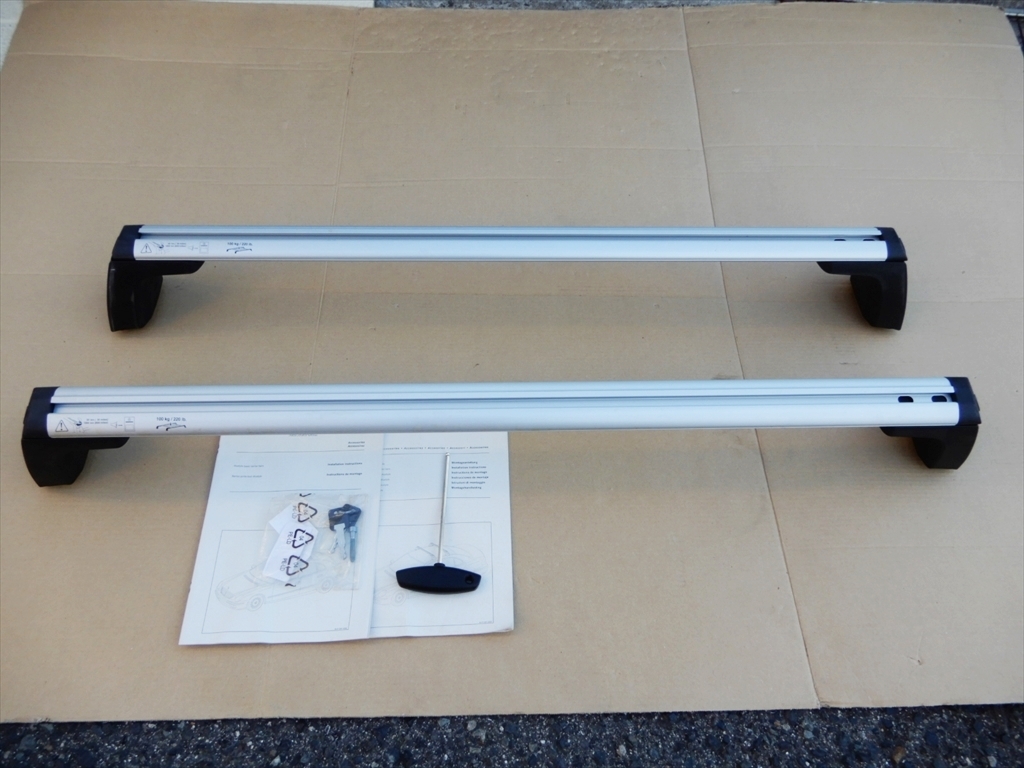 即決!Mercedes ベンツ W211 Eクラス 純正 ルーフキャリア ベース 未使用品!拍卖