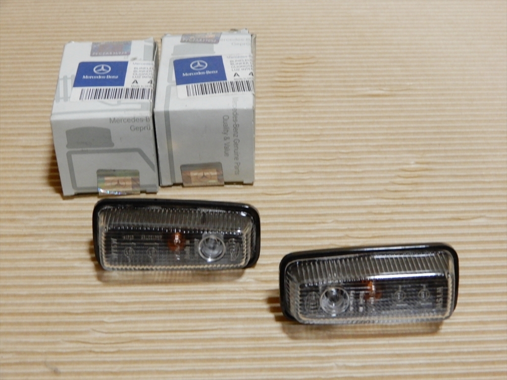 即決!W463 Mercedes ベンツ Gクラス 純正 クリアタイプ サイドマーカー 2個セット A4638220020 未使用品!拍卖