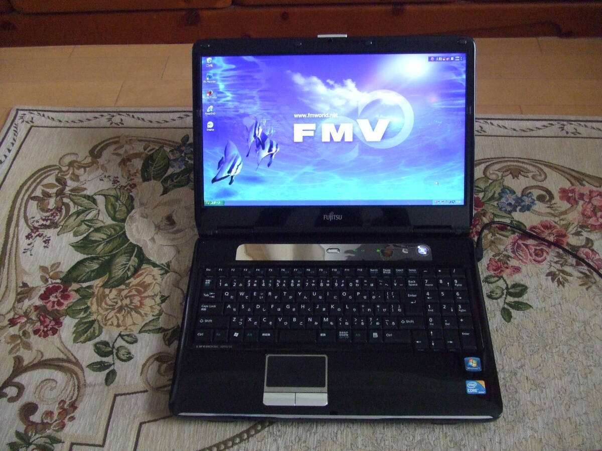 きれい XP 富士通 LIFEBOOK AH55/DC Core i5 2.67GHz office2007 4GB 320GB Blu-ray拍卖