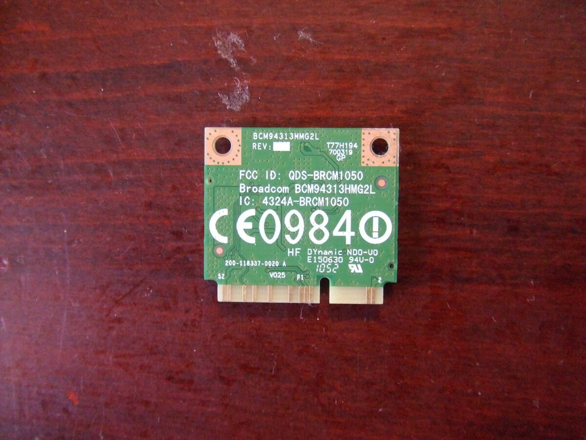 無線LANカード Broadcom Half-Mini BCM94313HMG2L QDS-BRCM1050 WLAN PCI-E Mini card拍卖