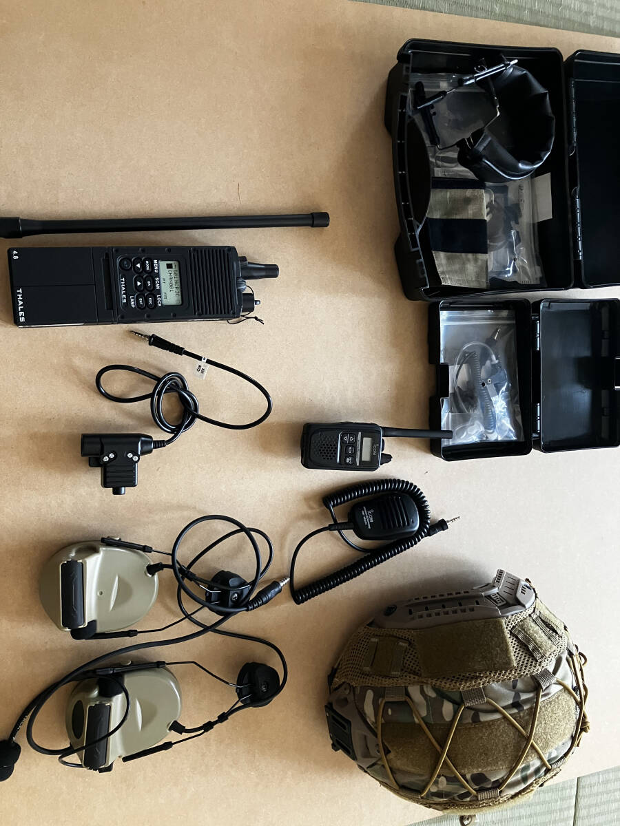 Z-TAC サバゲー装備、FASTタイプヘルメット、無線機等、使用回数極少拍卖
