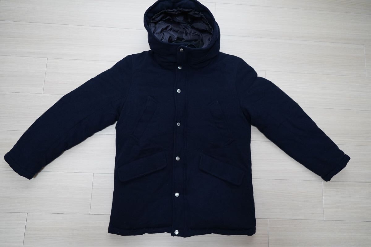 シップス ウィンドストッパー SHIPS WIND STOPPER ダウン ウール ネイビー拍卖