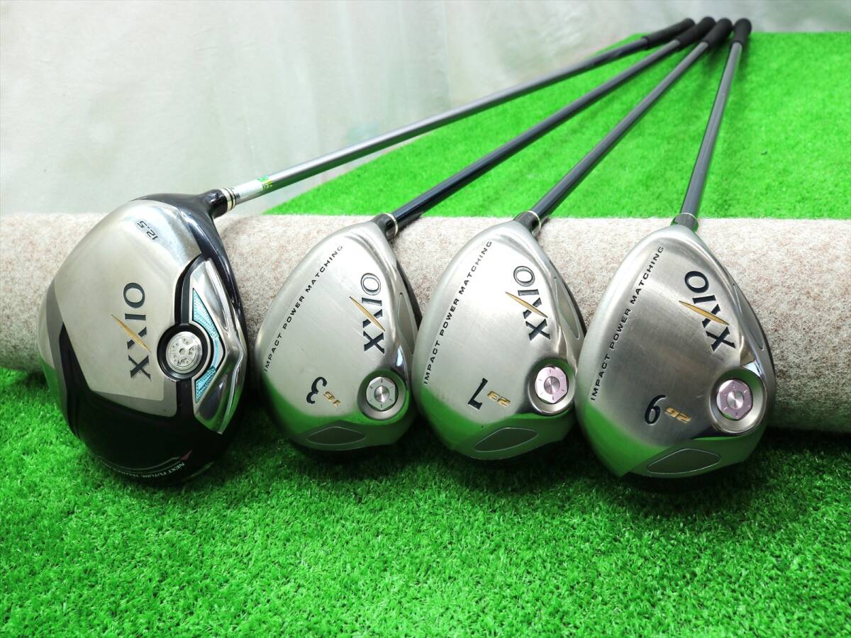 (B052)レディース XXIO ゼクシオセブン(7代目) 4代目 1W・3W・7W・9W 計4本セット拍卖