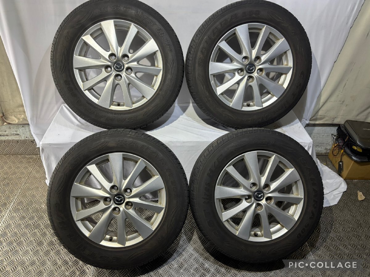 MAZDA CX-5 純正 17インチ 7.0J +50 PCD114.3 5H【225/65R17】SAHARA900 2020年製 4分山 夏 ラジアルタイヤ付き4本セット!拍卖