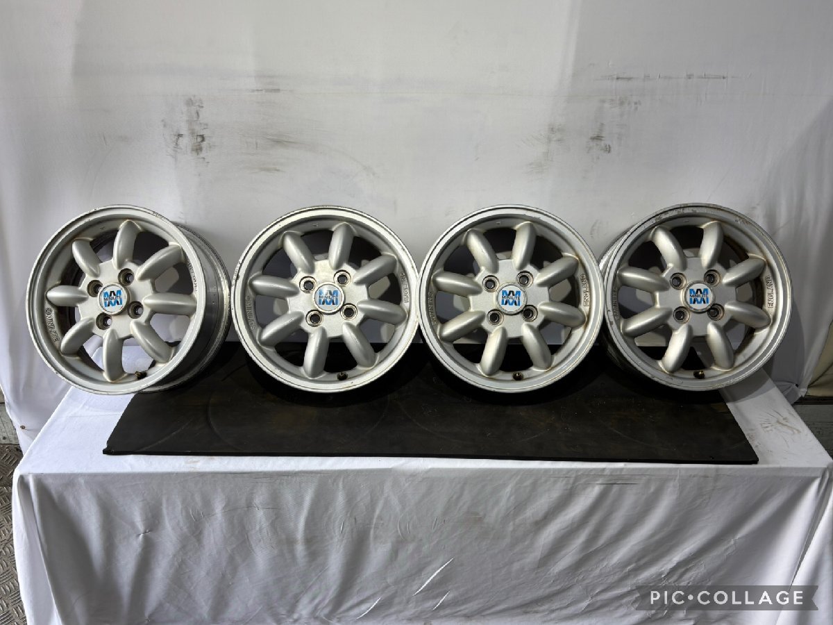 ダイハツ DAIHATSU 純正 MINI LITE 14インチ 4.5J +45 PCD100 4H アルミホイール4本セット!ミラジーノ ラパン タント などに拍卖