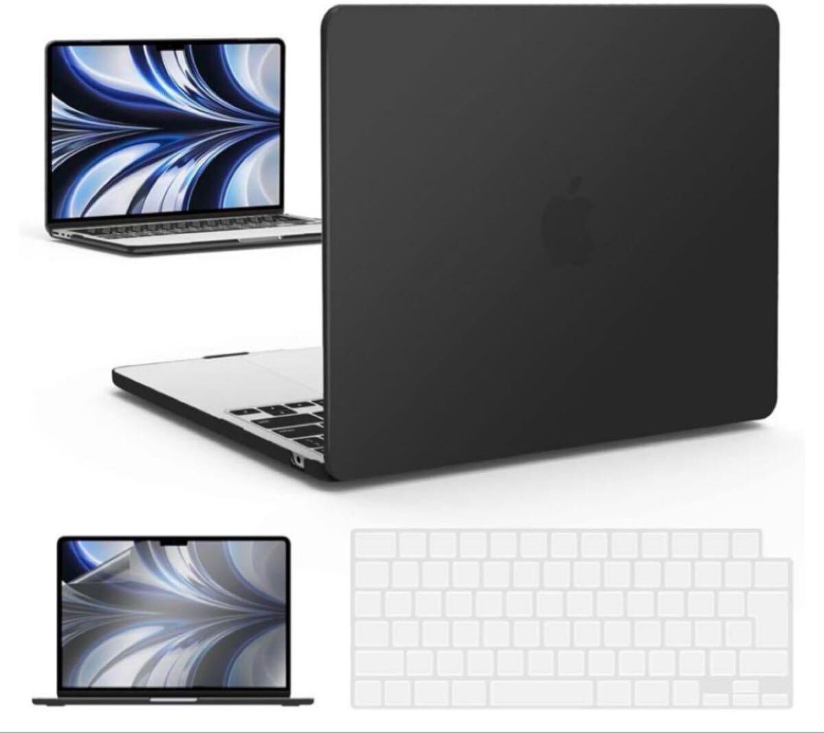 MacBook Air15 M2 A2941対応 ハードケース 黒 新品未使用拍卖