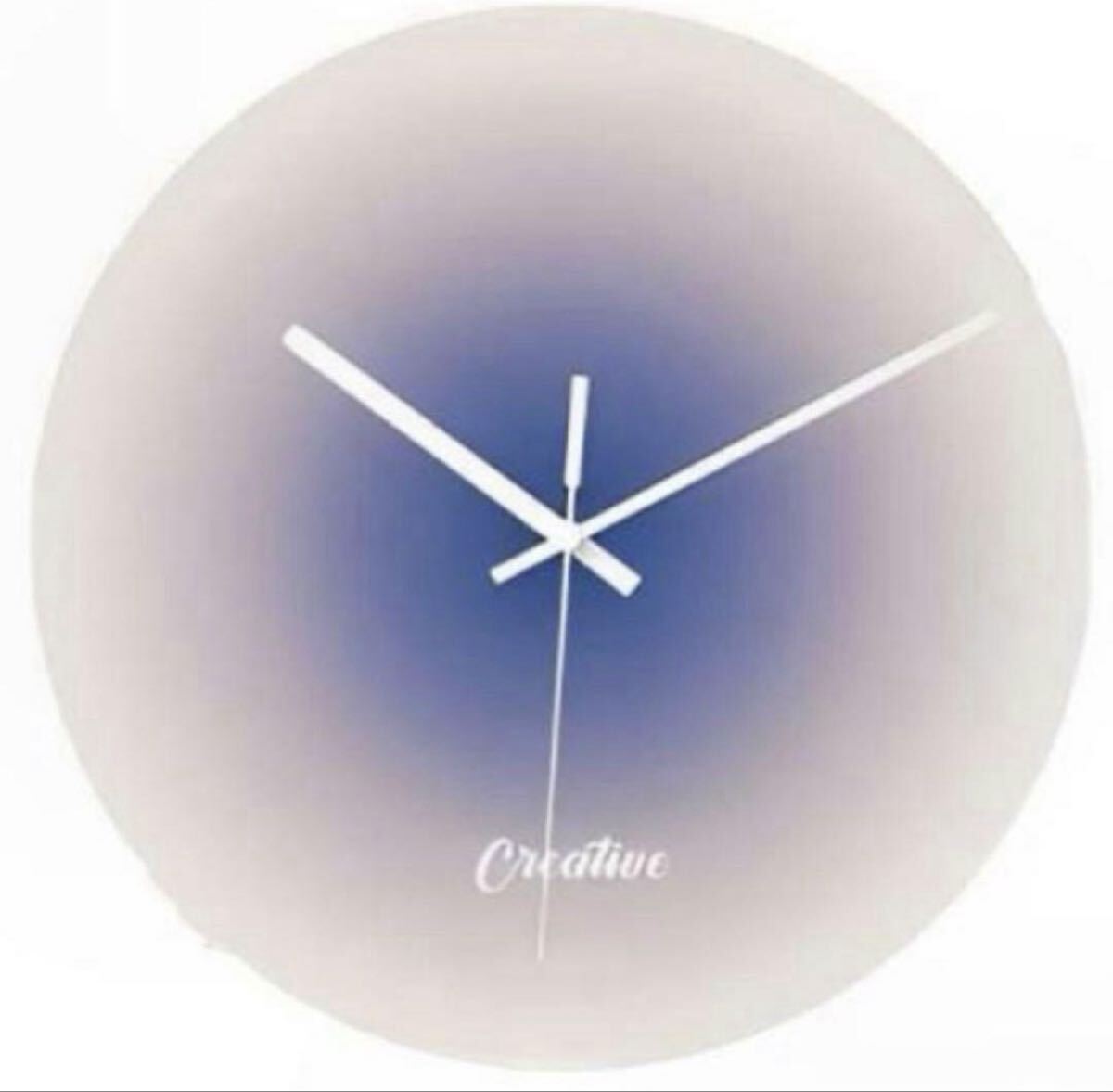 北欧風グラデ壁掛け時計 静音12インチ 新品未使用拍卖