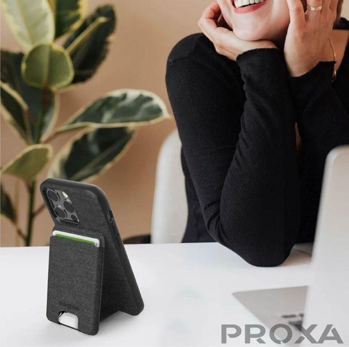 【 MagSafe 】 iPhone13Proケース スタンド機能 カード収納付拍卖