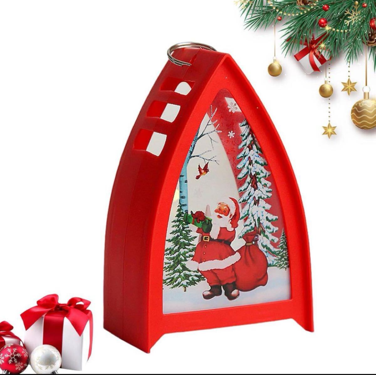 【 新品 】 LEDサンタランプ クリスマス飾り 北欧風インテリアライト拍卖