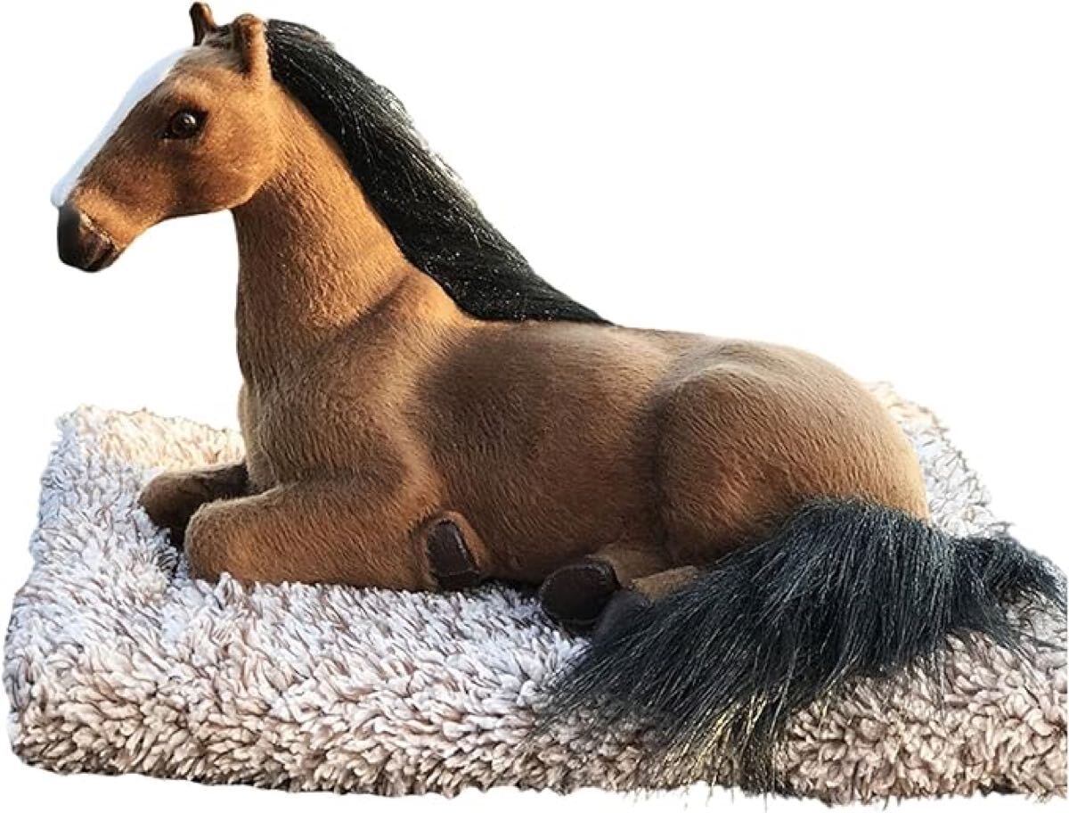 【 新品 】 馬 置物 ぬいぐるみ リアル かわいい 本物そっくり 車用消臭剤拍卖