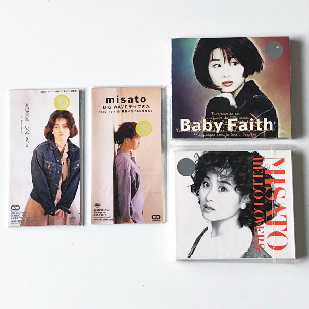 ●一円スタート●渡辺美里 CD 全4枚セット まとめ売り/am-Z-114-4700-.4/いつか きっと/BIG WAVE やってきた/Baby Face/HELLO LOVERS拍卖