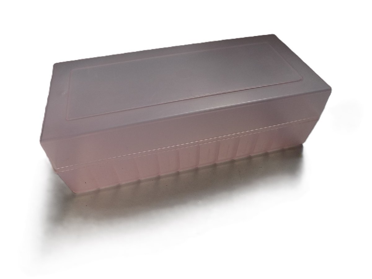 ●一円スタート●カセットケース 12本用/mo-K-73-6009/収納機能/小物入れ/整理/整頓/片づける/コンパクト/音楽テープ/趣味/アナログ/昭和拍卖