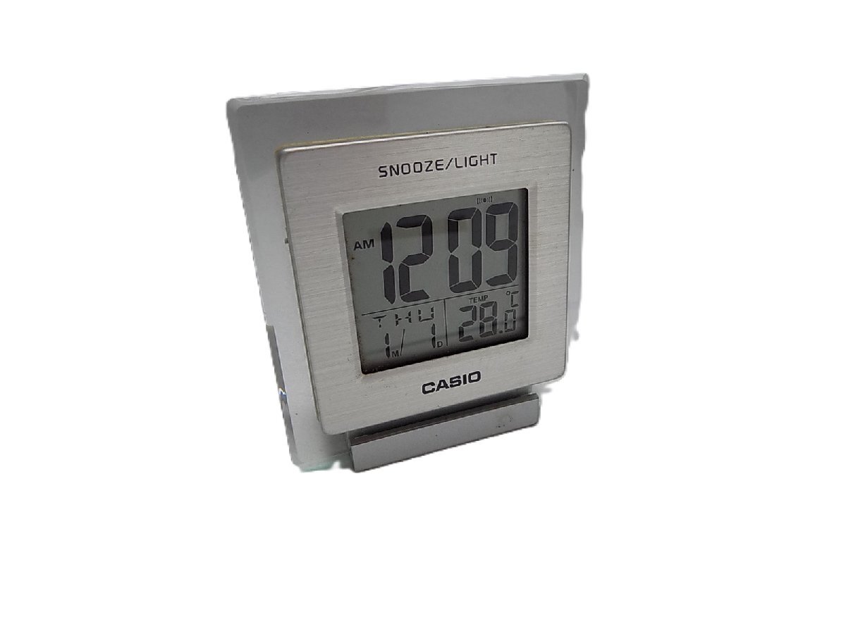 ●●一円スタート●カシオ 目覚まし時計/mo-K-67-5813/アラーム/時間/おきておきて/朝だよ!/仕事/学校/CASIO/睡眠/目覚め/置き時計拍卖