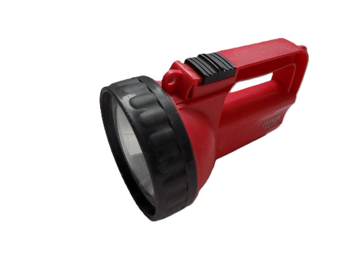 ●一円スタート●maxell マクセル 懐中電灯 MG-146/mo-K-72-6003/レトロ/昭和/常備灯/懐かしい/アンティーク/貴重/単一電池/重厚/電源拍卖
