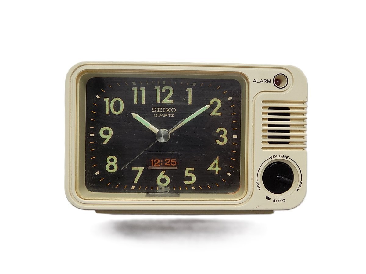 SEIKO クオーツ目覚まし時計/mo-K-76-6183/アラーム/時間/仕事/学校/睡眠/目覚め/置き時計/セット/起きる/始め/ベル/信頼のブランド拍卖