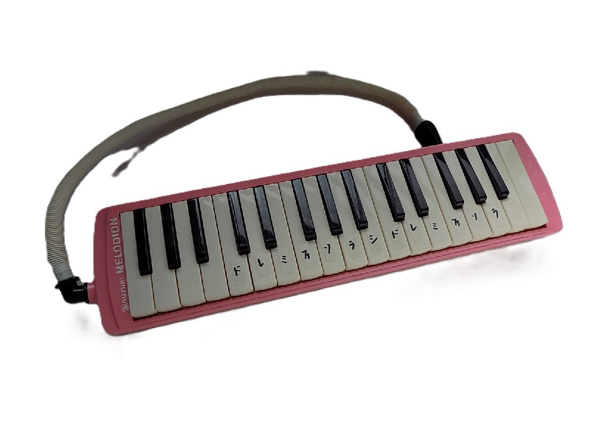 ●一円スタート●SUZUKI スズキ 鍵盤ハーモニカ MELODION MF-32/mo-K-68-5826/安い/音楽教育/定番/ピアニカ/ピアノ/ハーモニカ/吹く/息拍卖