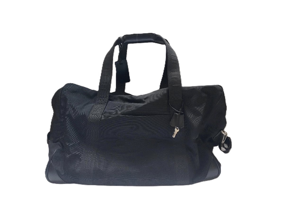 ●ダンヒル dunhill 特大ボストンバッグ/mo-A-215-6126-2.4/ショルダー付/ビジネスバッグ/ボストンバッグ/黒/正規品/本物/ナイロン/大容量拍卖