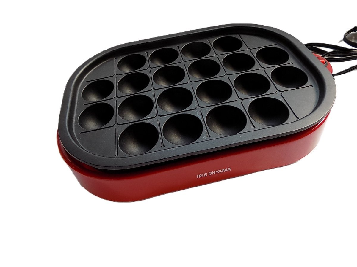 ●IRIS OHYAMA たこやき/平版 ミニホットプレート/mo-K-75-6124/関西人/大阪/平面プレート/2種類/多用途/20個/パーティー/家族の団らん拍卖
