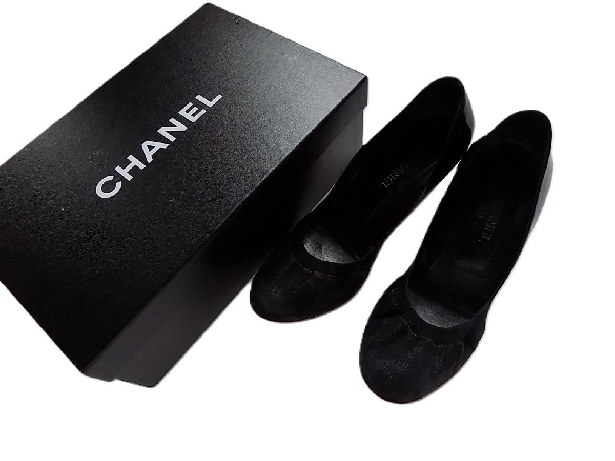 ●【箱付き】CHANEL シャネル エナメルパンプス/mo-A-215-6145-3.6/正規品/本物/高級感/バランス設計/ラバー加工/上品な光沢/華やか拍卖