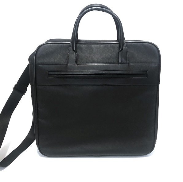 ●【最安値】ダンヒル dunhill ブリーフケース/am-A-203-5322-11.4/ショルダー付/ビジネスバッグ/ボストンバッグ/黒/レザー/革/PVC/正規品拍卖