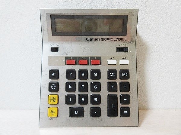 ●一円スタート●Canon 電卓億万単位 LC1010U/ad-K-47-5199-.2/卓上電卓/キヤノン/便利機能/実務電卓/ビジネス電卓/千万単位電卓/億千万拍卖