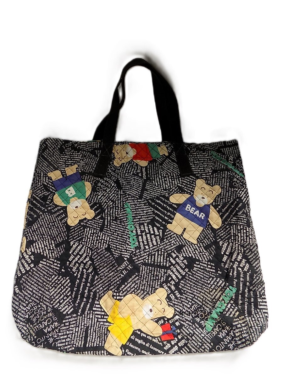 ●一円スタート●TOY CHAMP キルティング地トートバッグ/mo-K-73-6017/安い/きれい/お洒落/収納/運搬/ファッション/大容量/便利/運ぶ/子供拍卖