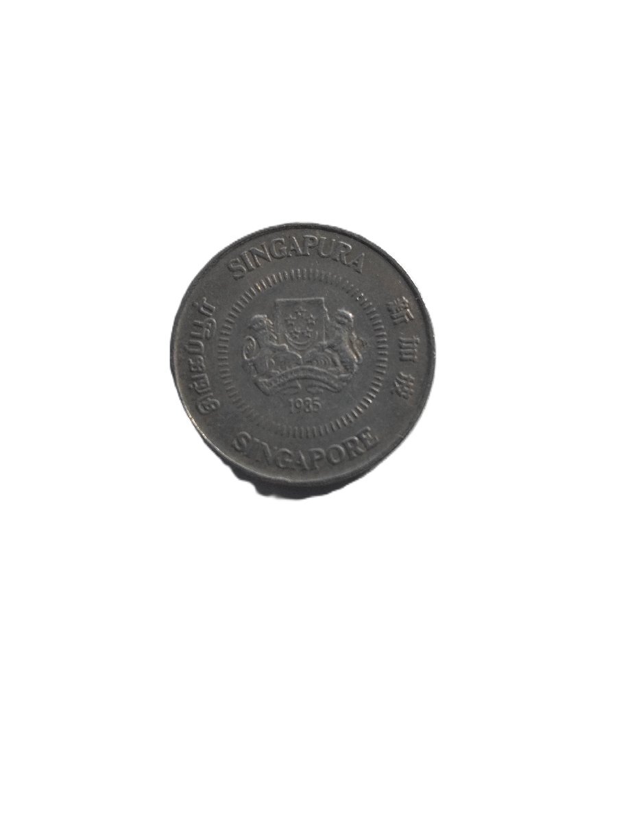 ●シンガポール 10セント硬貨/mo-K-73-6041/安い/きれい/通貨/お金/貨幣/銭/古銭/アジア/コレクション/集める/グレー/1935年/希少品/珍品拍卖