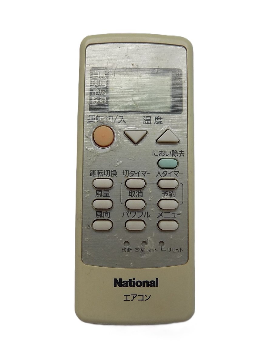 National エアコンリモコン A75C3026-8761/mo-K-76-6190/純正/冷房/エアーコンディショナー/涼しい/ナショナル/松下電器/便利/遠隔操作拍卖
