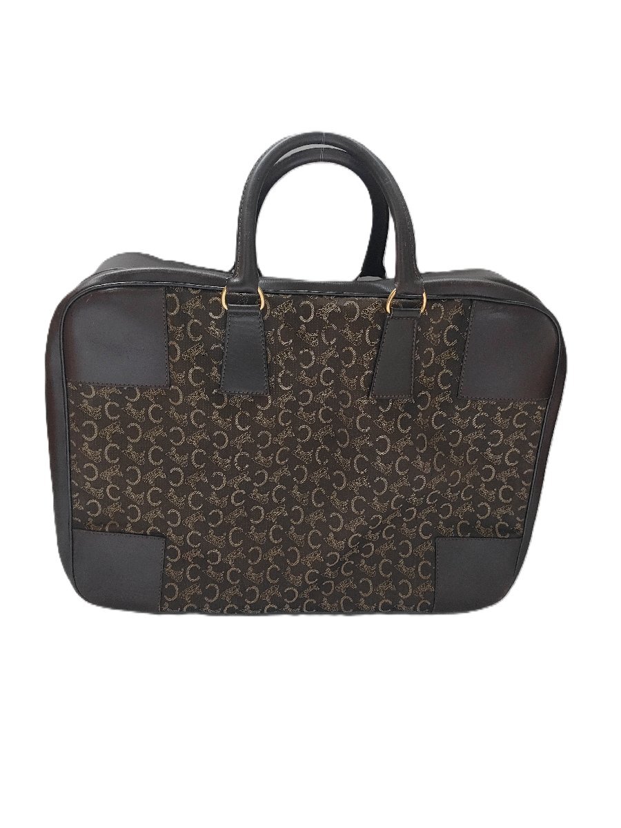 ●CELINE セリーヌ モノグラムジャガード トラベルバッグ/mo-A-215-6128-3.4/正規品/本物/オールド/機能性/アンティーク/ヴィンテージ拍卖