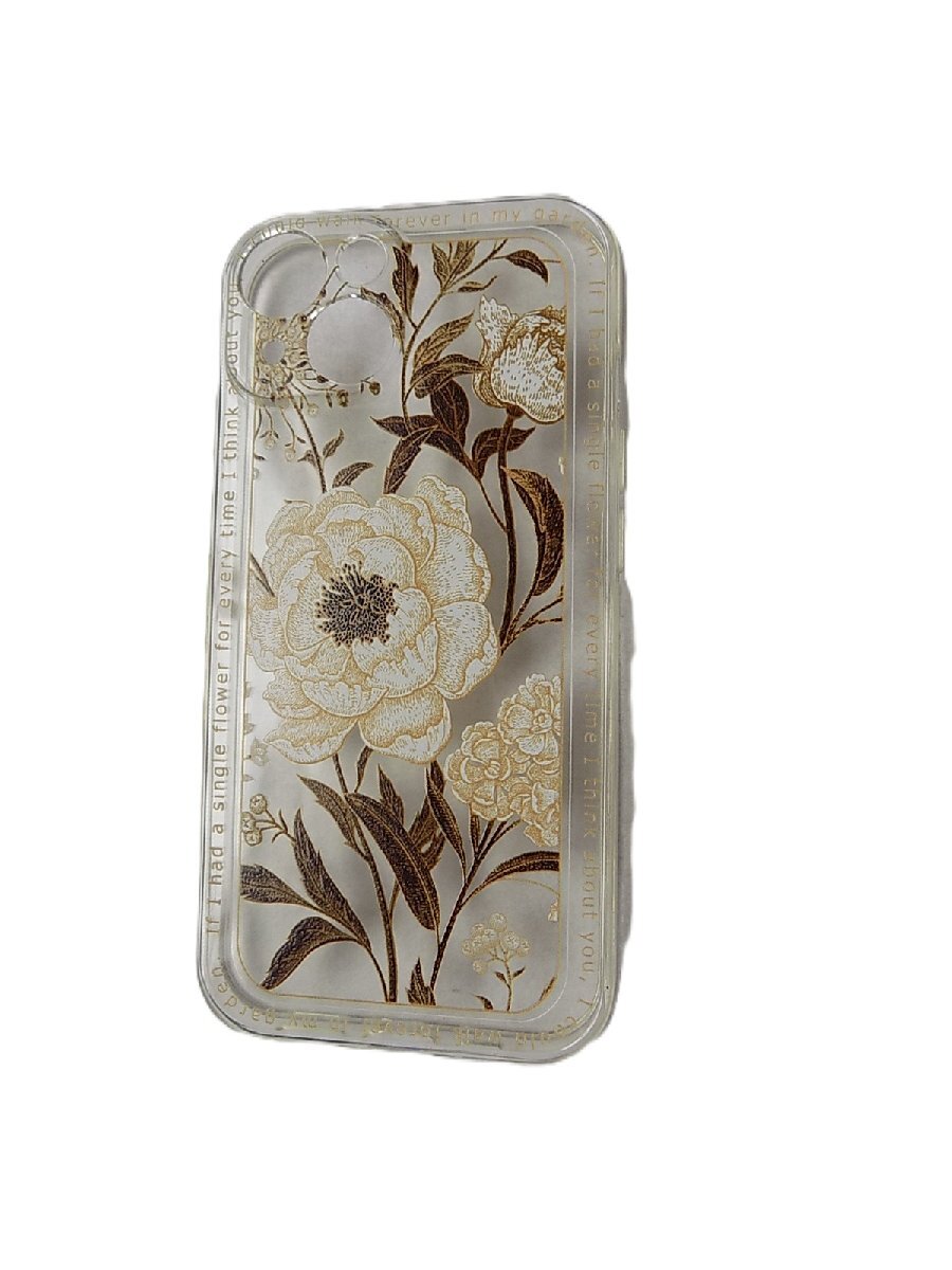 ●iPhone 15 白バラデザイン スマホケース/mo-K-76-6185/すり傷防止/指紋防止/スマートフォン/耐衝撃/専用設計/ポート/スリムケース拍卖