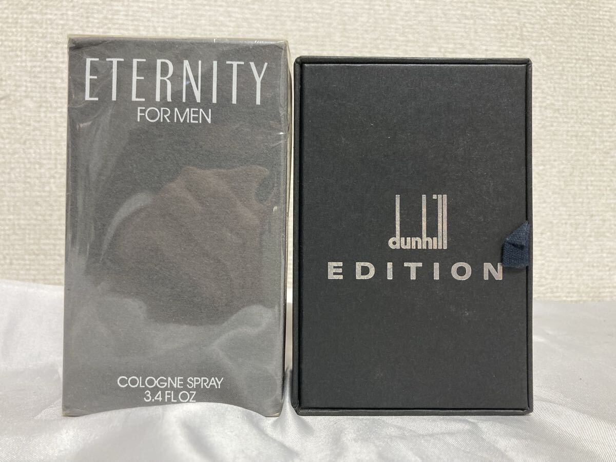 未使用2個◎ カルバンクライン エタニティ フォーメン 100ml / ダンヒル エディション 30ml オードパルファム 香水 フレグランス 新古品拍卖