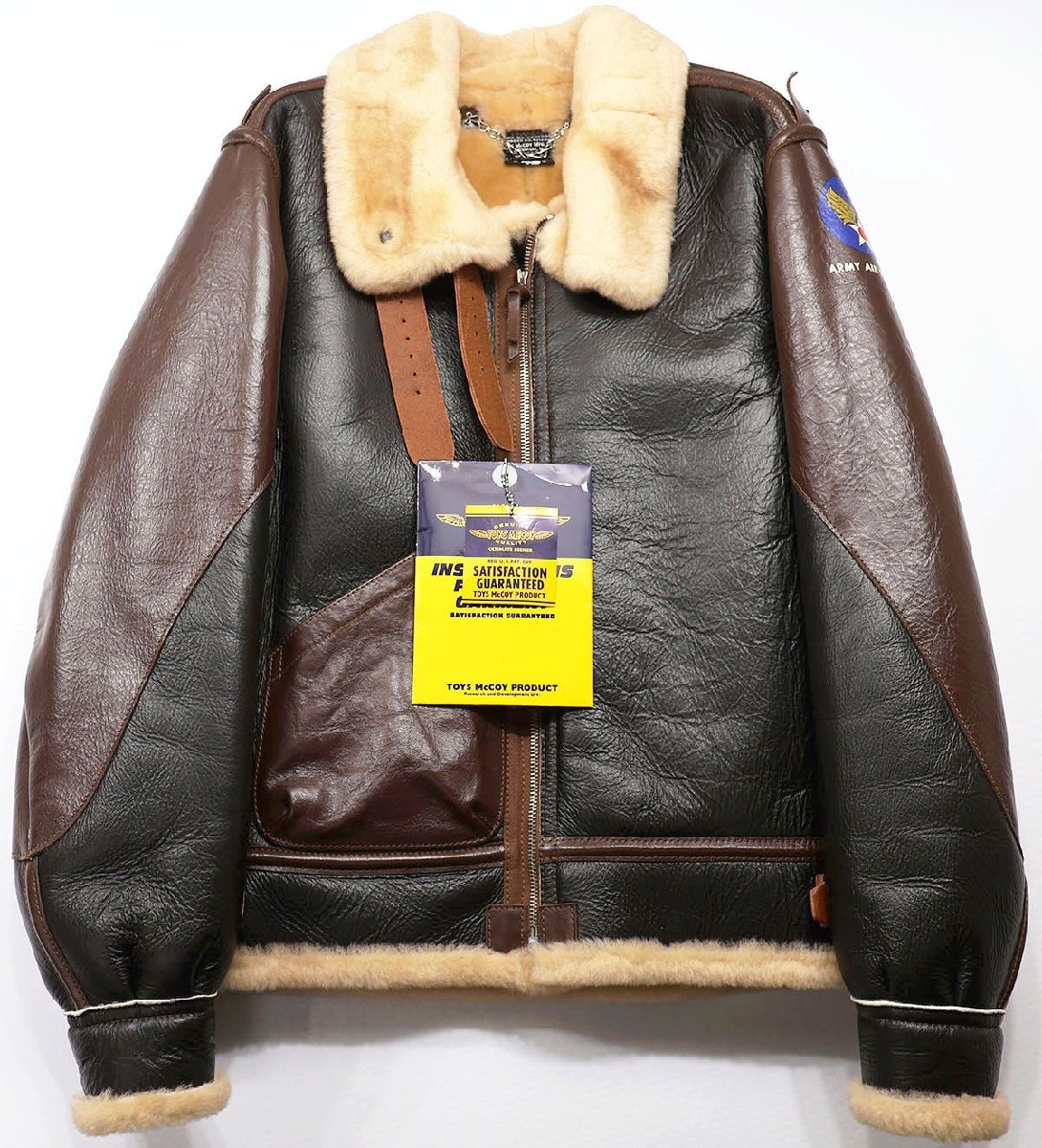 TOYS McCOY (トイズマッコイ) Type B-3 / TOYS McCOY MFG.CO. シープスキンジャケット TMJ1818 未使用品 ブラウン size 40拍卖