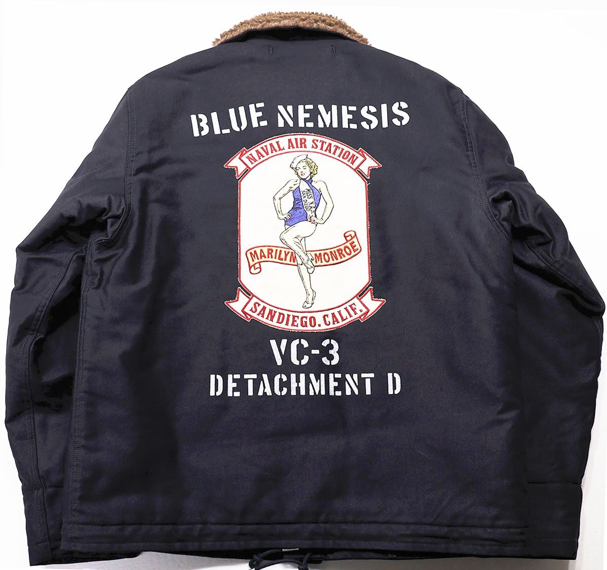 TOYS McCOY (トイズマッコイ) N-1 DECK JACKET / MARILYN MONROE - MISS N.A.S.- デッキジャケット マリリンモンロー TMJ2319 未使用品 XL拍卖