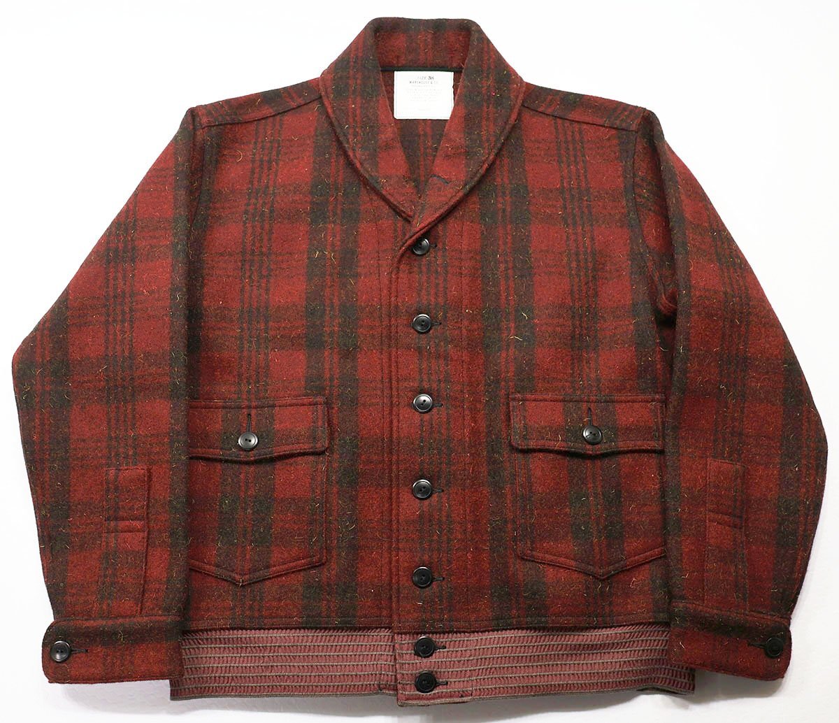 WAREHOUSE (ウエアハウス) Lot 2217 - C.C.C. LUMBER JACK JKT - BUFFALO CHECK / ランバージャック ジャケット 極美品 レッド size 38拍卖
