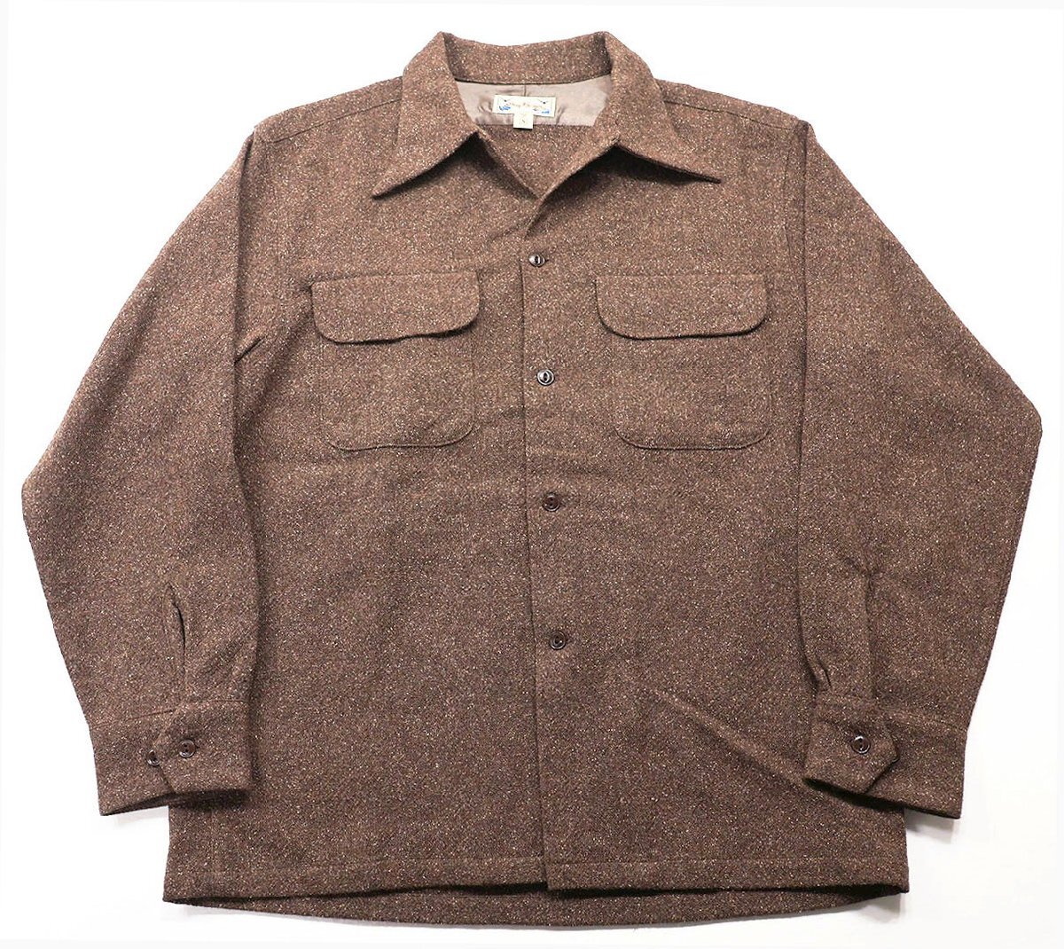 DryBones (ドライボーンズ) Jazz Nep Open Shirt / ジャズネップ オープンシャツ 美品 ブラウン size 36(S)拍卖