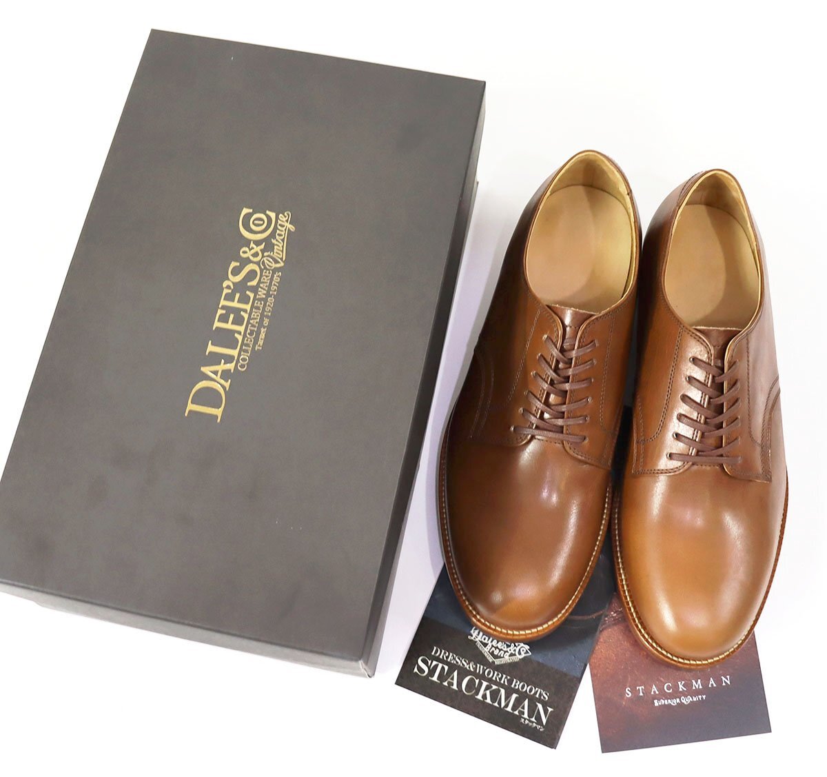 DALEE'S&CO (ダリーズアンドコー) STACKMAN - GREGE BEIGE / スタックマン グレージュベージュ 未使用品 size 8(26cm) / デラックスウエア拍卖